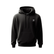 Sweat à capuche Aways Everest noir – vue de face