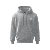 Sweat à capuche Aways Everest gris – vue de face