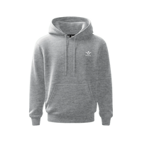 Sweat à capuche Aways Everest gris – vue de face