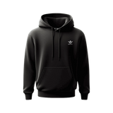 Sweat à capuche Aways Everest noir – vue de face