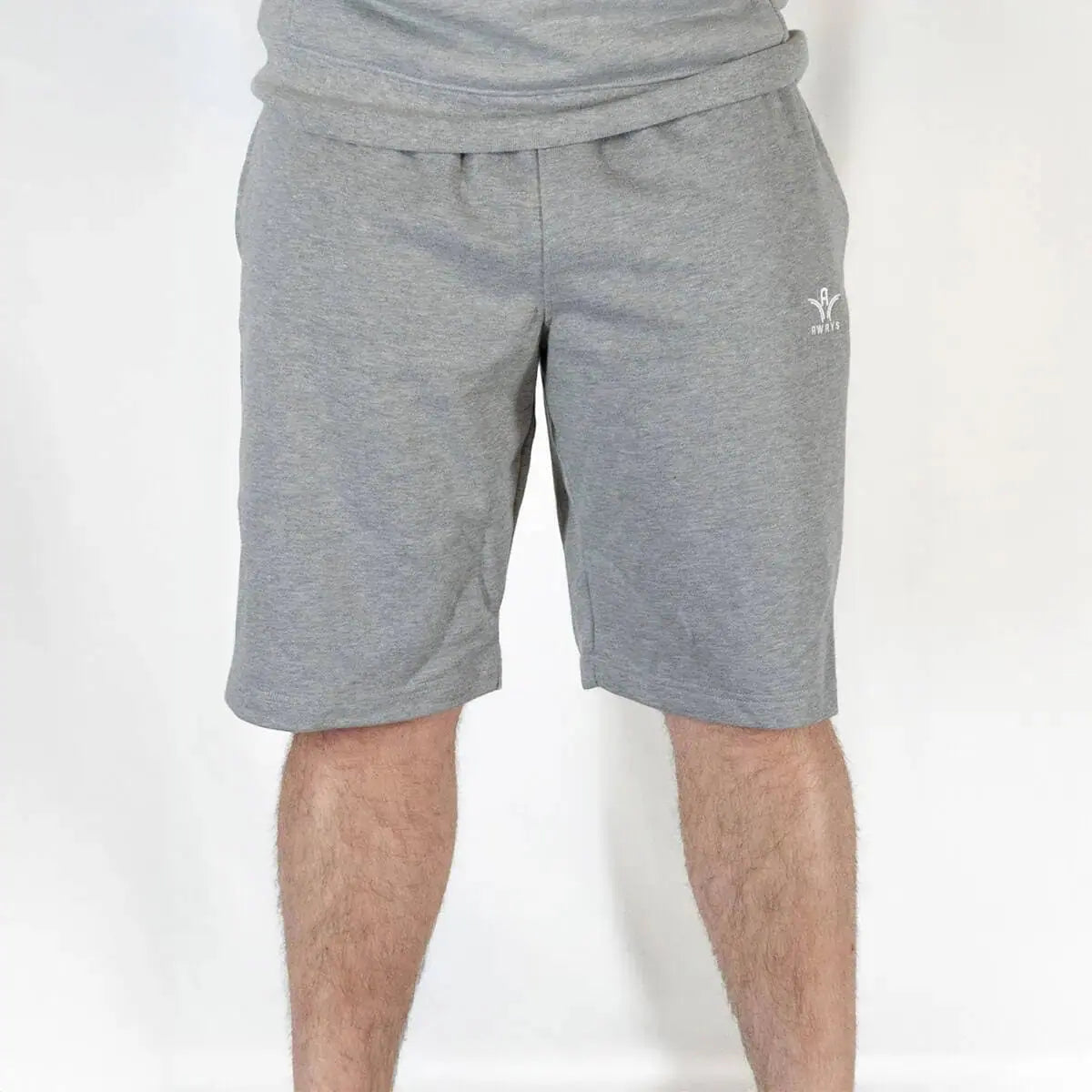 Short Aways Everest gris porté  - vue de face