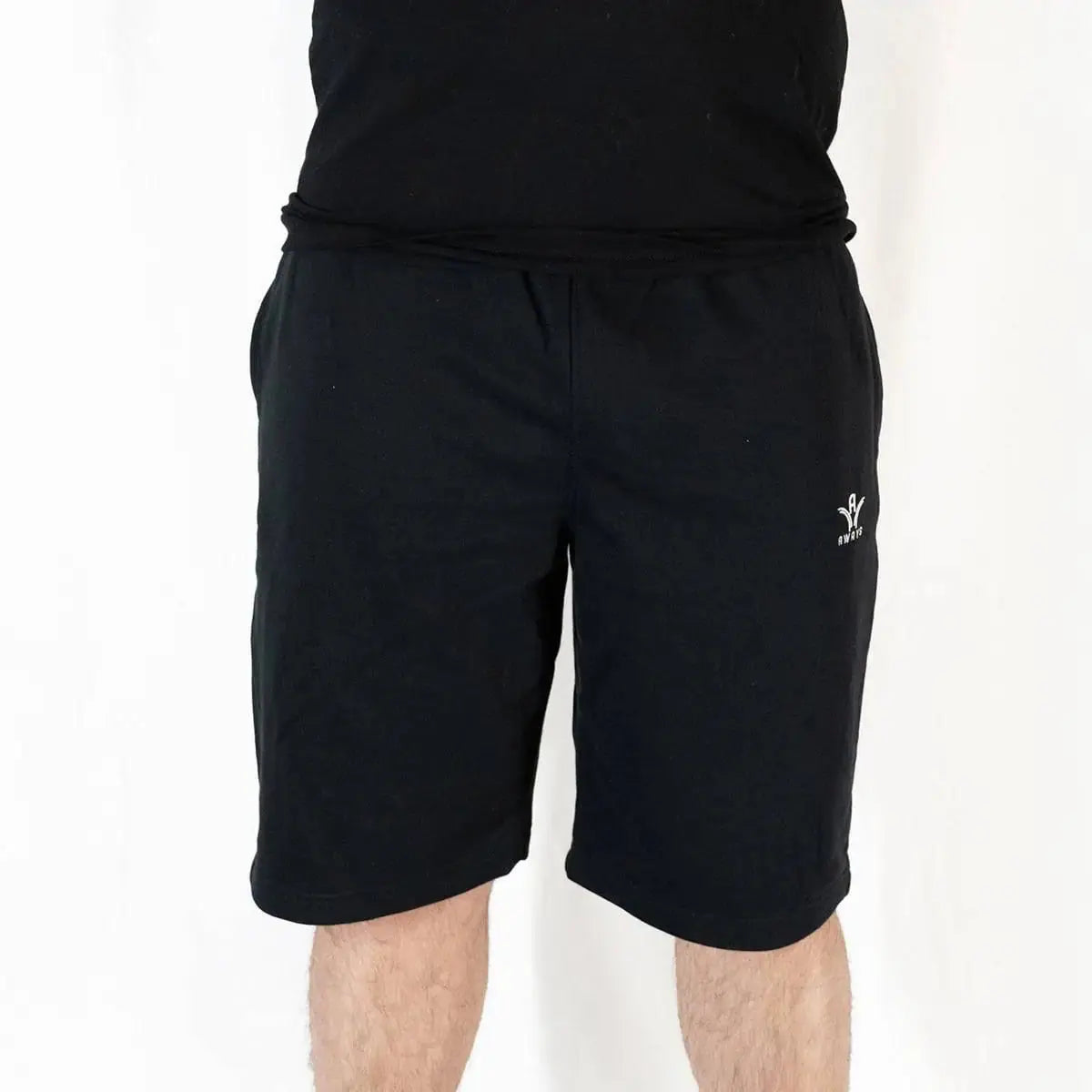 Short Aways Everest noir porté  - vue de face